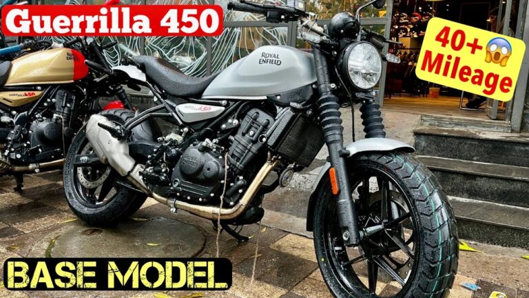 Royal Enfield Scrambler 450 on road price